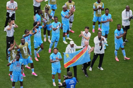 DR Congoplayers react after the World Cup group game against Portugal