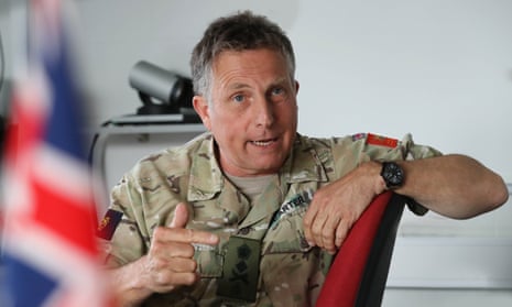 Sir Nick Carter, the British army’s chief of general staff.