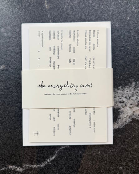 A product photo of a ‘Heartfelt’ congratulation cards