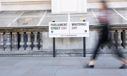 Road sign for Whitehall
