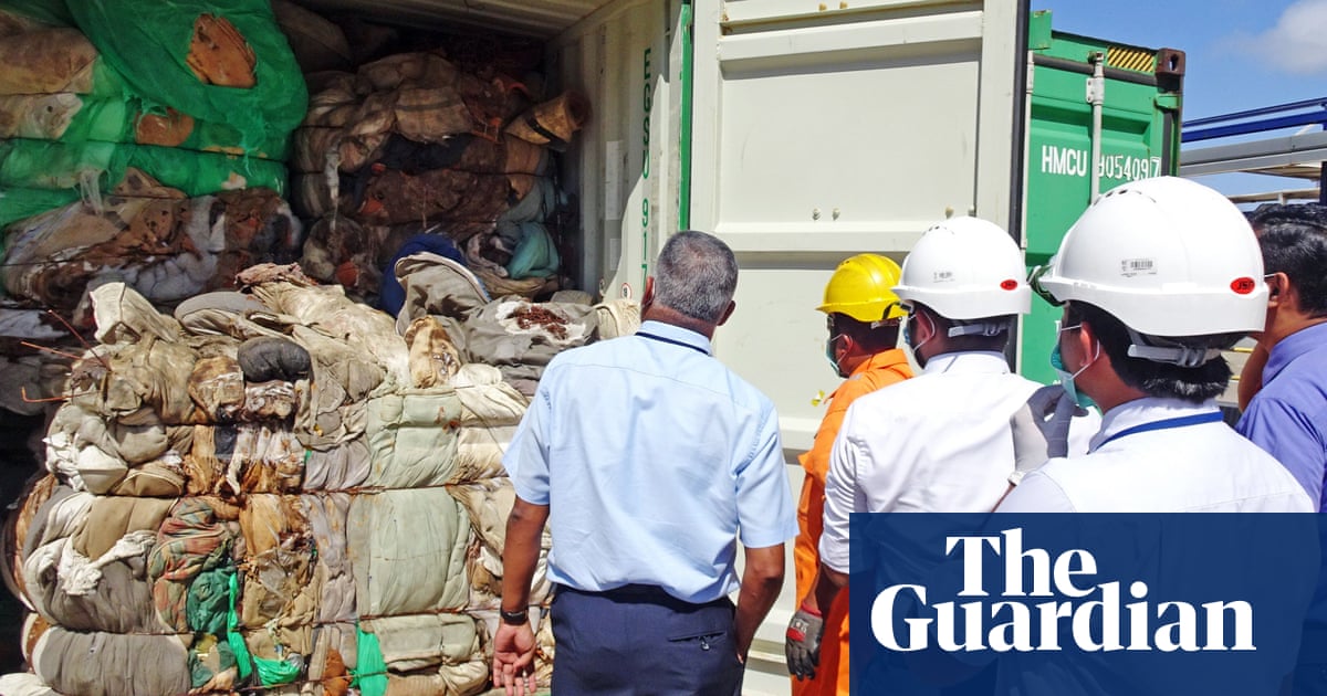 Sri Lanka returns illegal waste to Britain