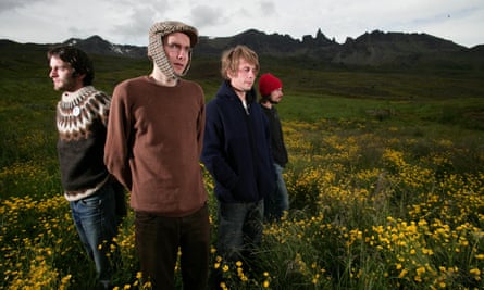 The original lineup of Sigur Rós in Iceland, 2009