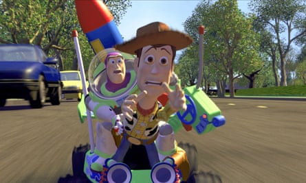 Buzz Lightyear and Woody’s struggle for survival … Toy Story.