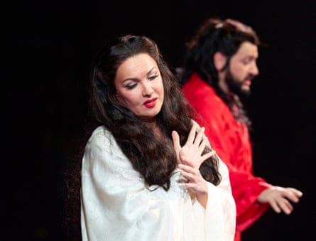 Anna Netrebko as Princess Turandot and Yusif Eyvazov as Calaf