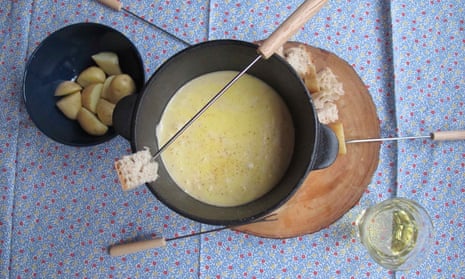 Perfect cheese fondue.