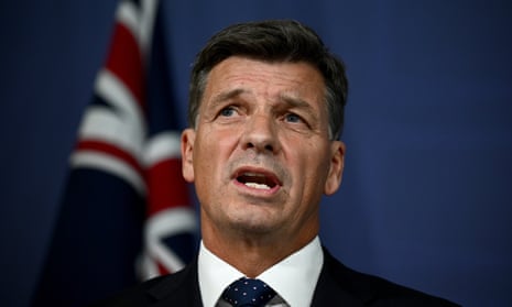 Shadow treasurer Angus Taylor