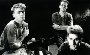 Colourfield in July 1984 ... (L-R) Toby Lyons, Karl Shale, Terry Hall.