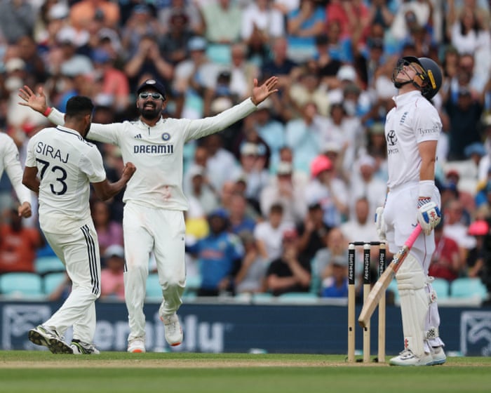 England v India: fifth men’s cricket Test, day four – live