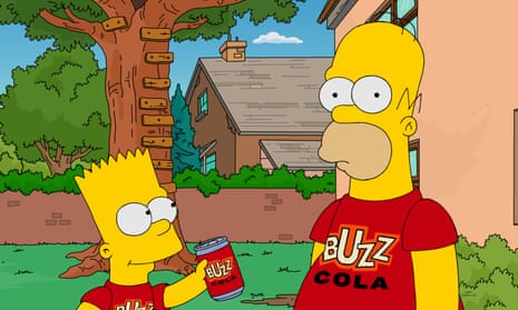 Bart and Homer in The Simpsons