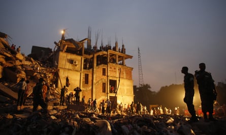The aftermath of Rana Plaza. The catastrophe put discount retailers, including Primark, in the spotlight.
