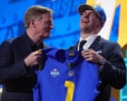 NFL draft 2026: Rams make shock pick of QB Ty Simpson at No 13 as Mendoza goes No 1 – live