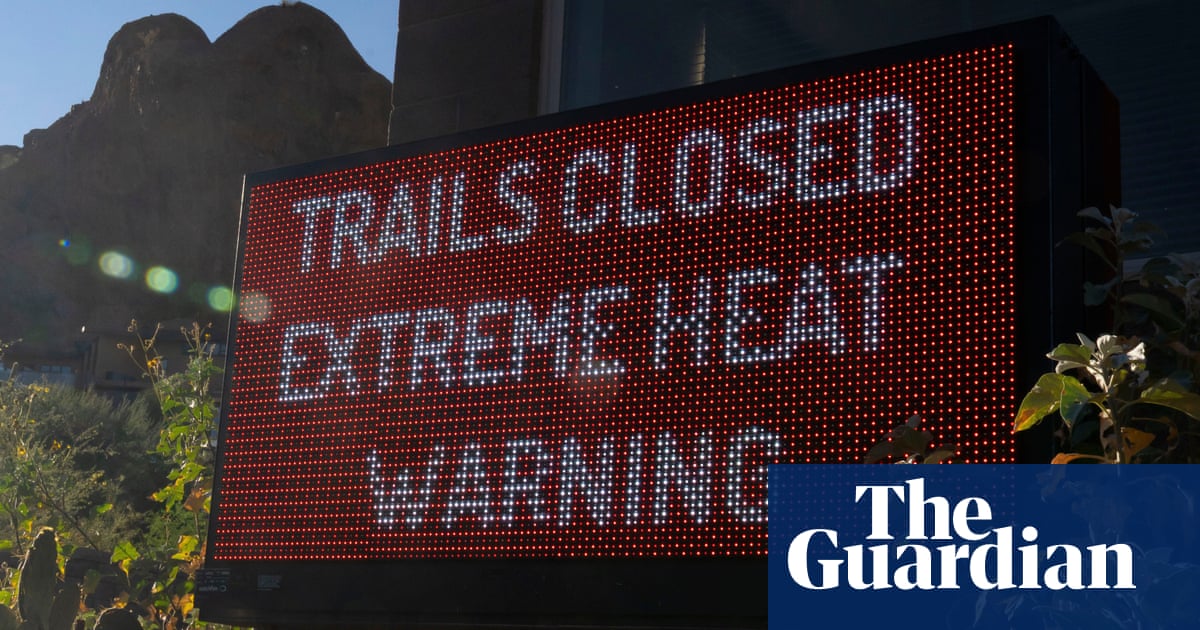 Arizona desert town breaks record for hottest March temperature in US history
