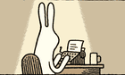 Tom Gauld on the Easter Bunny’s other life as a poet – cartoon