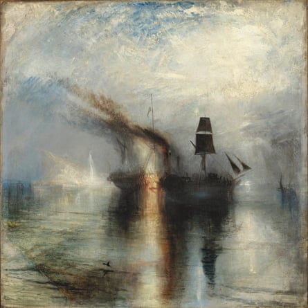 Enterrement en mer de JMW Turner 1842.