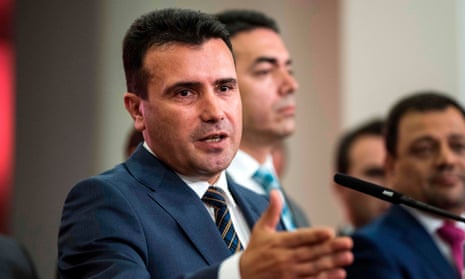 Zoran Zaev, the Macedonian prime minister