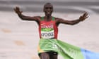 Eliud Kipchoge powers to marathon gold as Callum Hawkins finishes ninth