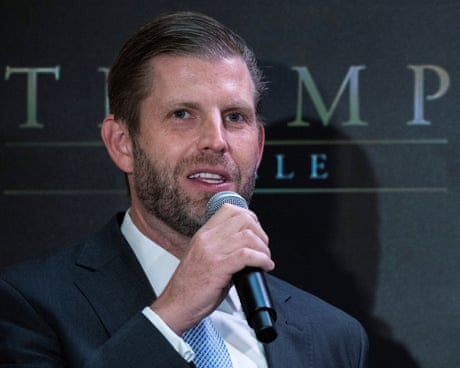 Eric Trump suggests he could run for president when his father’s term ends