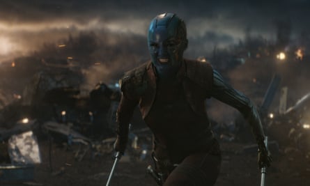 Karen Gillan as Nebula in Avengers: Endgame.