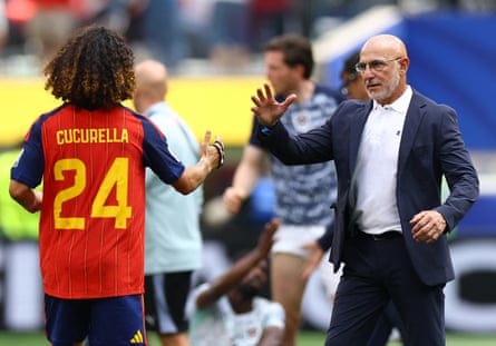 Marc Cucurella and Luis de la Fuente