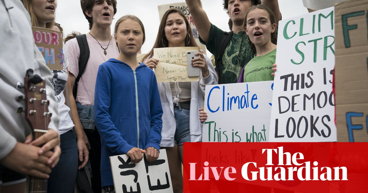Global climate strike: Greta Thunberg and school students lead climate crisis protest – live updates - The Guardian