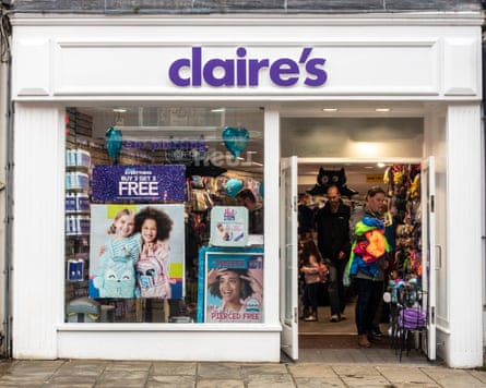 A Claire’s shopfront