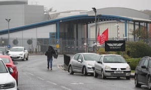 The Wrightbus factory in Galgorm, Ballymena
