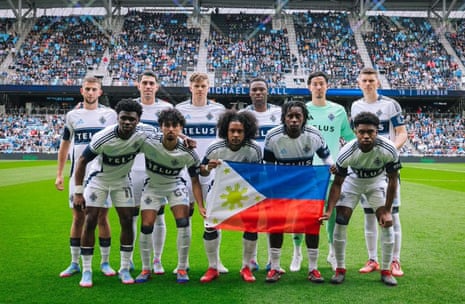 Whitecaps and Filipino flag