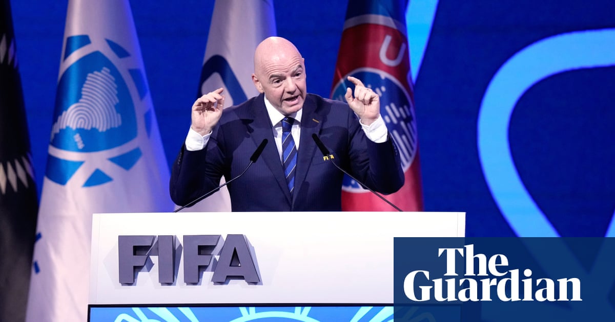 Infantino มาจากการเดินทางของทรัมป์เจ้าหน้าที่เดินออกจาก FIFA Congress Infantino มาจากการเดินทางของทรัมป์เจ้าหน้าที่เดินออกจาก FIFA Congress