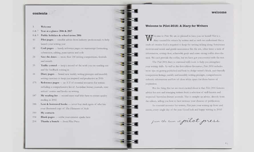 A look inside The Pilot Diary for Writers to help get that manuscript done.