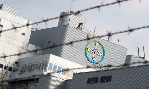 A view of the German chemical and pharmaceutical giant Bayer's compound in Berlin.  US juries have ruled that the blockbuster drug Roundup, made by Monsanto and acquired by Bayer, causes cancer.