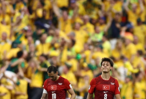 Turkey's Arda Guler looks dejected