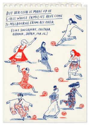Melbourne soccer cartoon