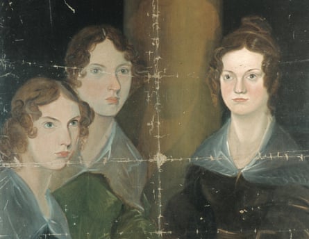 ‘We know the least about Emily’ … from left, Anne, Emily and Charlotte, painted by their brother Branwell.