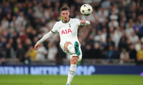 Matt Doherty in action for Tottenham against Sporting in the group stages of the Champions League.
