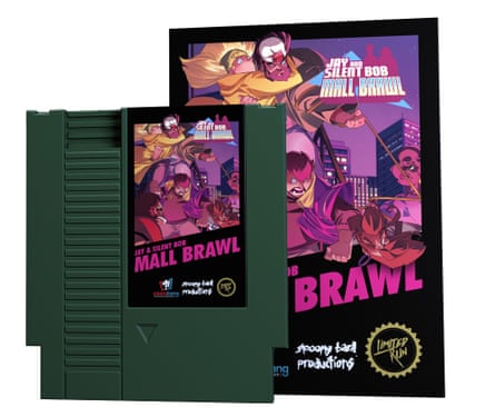 Jay and Silent Bob: Mall Brawl is a brand new game for the Nintendo NES.