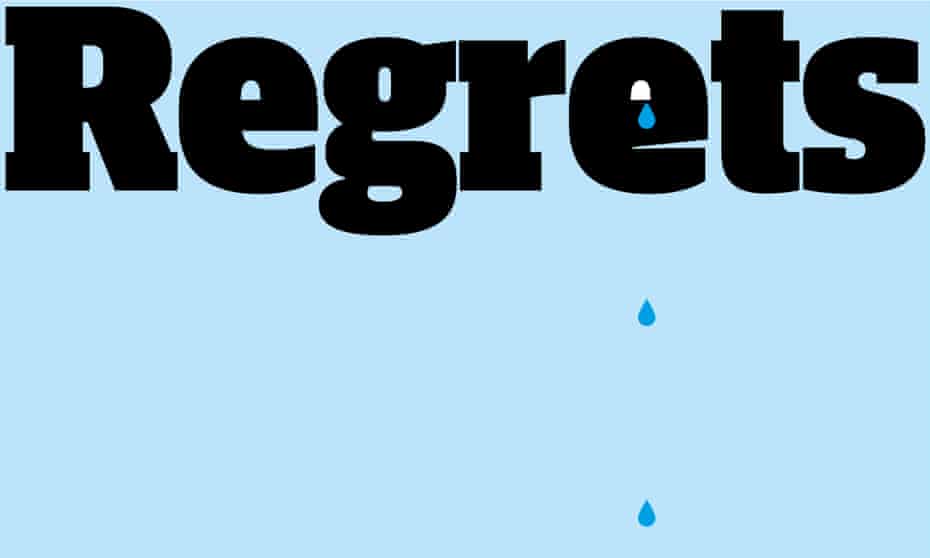 Regrets graphic