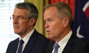 Shadow attorney general Mark Dreyfus and opposition leader Bill Shorten