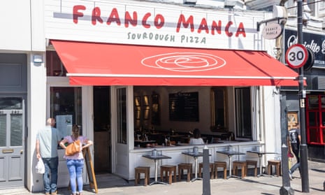 A Franco Manca Pizza Restaurant in Muswell Hill