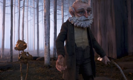 TV tonight: Kate Winslet and her daughter Mia Threapleton star in agonising drama | Television 3 Pinocchio, voiced by Gregory Mann, and Gepetto, voiced by David Bradley, in Guillermo del Toro’s Pinocchio.
