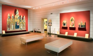 Gallery view at Palazzo Blu in Pisa, Italy.