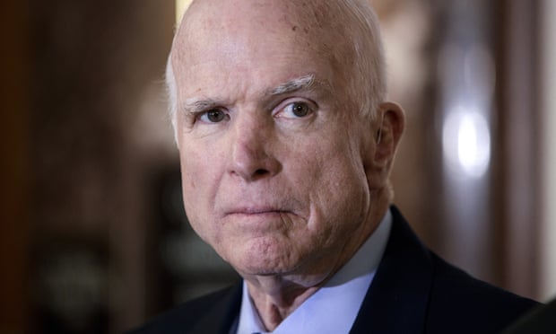 John McCain speaks on Capitol Hill last year.