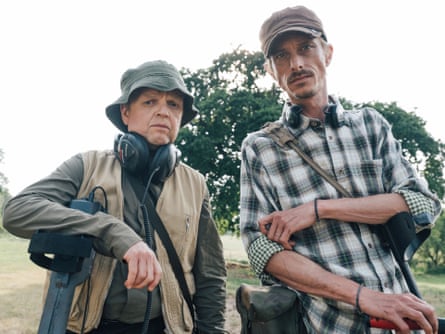 Toby Jones and Mackenzie Crook in Detectorists.