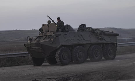 Ukrainian forces enter Kherson city on Saturday after the Russian retreat
