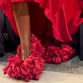 Sade Adeyemi’s balloon shoes.