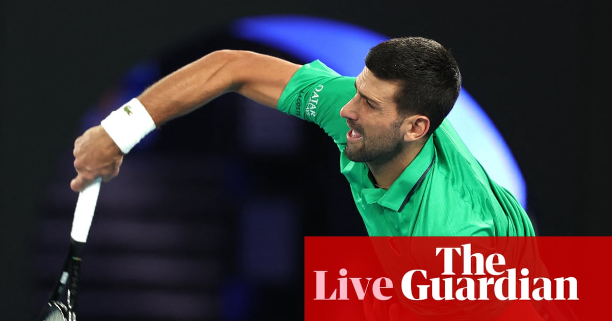 Australian Open 2026: Van de Zandschulp v Djokovic, Kalinskaya v Swiatek live