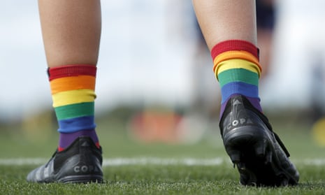 Rainbow socks in the AFLW