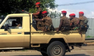 Ethiopian military patrol