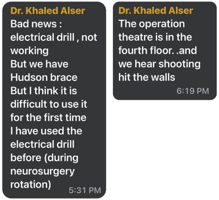 Messages from the docters