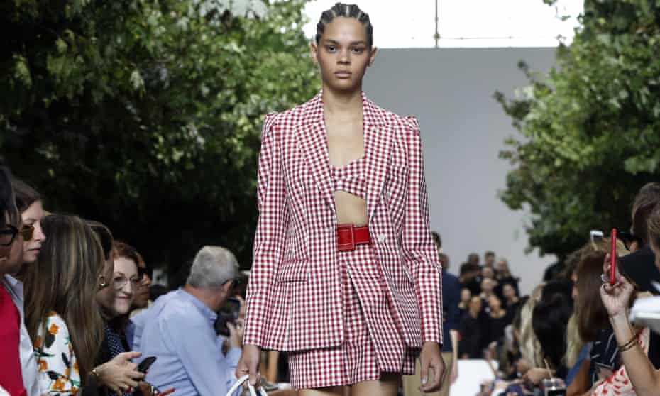 Michael Kors Channels American Dream In Anthemic Collection New York Fashion Week The Guardian Michael Kors Channels American Dream In Anthemic Collection New York Fashion Week The Guardian