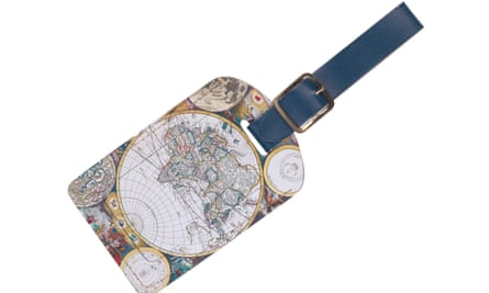 Retail; World Map Luggage Tag